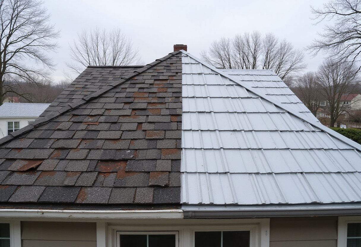 Asphalt Shingles vs. Metal Roofing in Central NY
